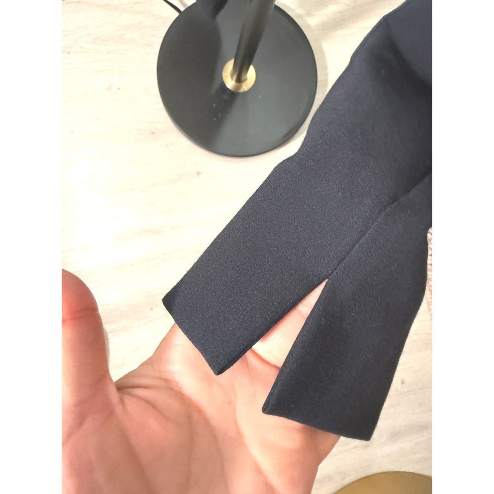 Vince sm ponte side zip elevated workwear navy EUC luxury stretch fitted fall ec - Picture 4 of 9